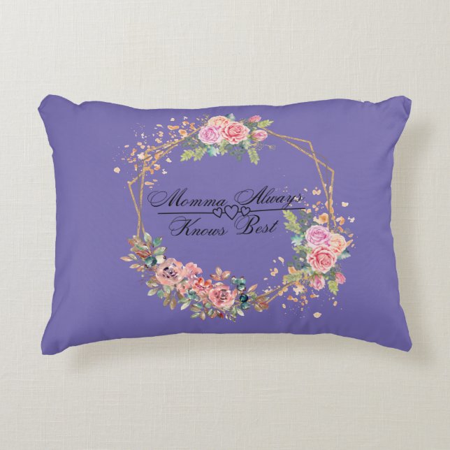 Momma kennt immer das beste Pillow Dekokissen (Vorderseite)