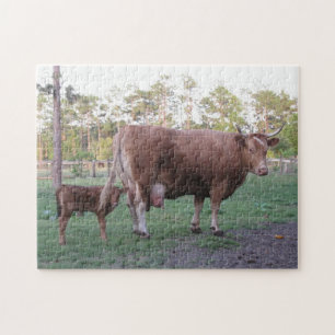 Momma Kuh und Calf Puzzle
