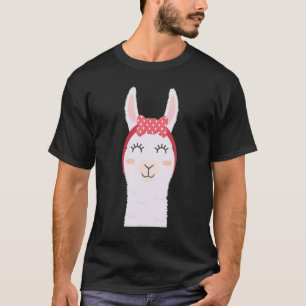 Momma Lama Alpaka Junge Mädchen Kinder T-Shirt