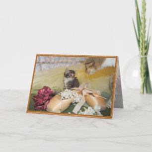 Momma Uhren über mich - Katze / Kätzchenkarte Karte