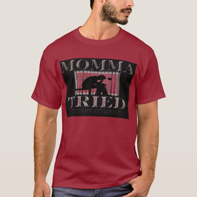 Momma versuchte HNO.  Großer Druck-T-Shirt T-Shirt (Vorderseite)