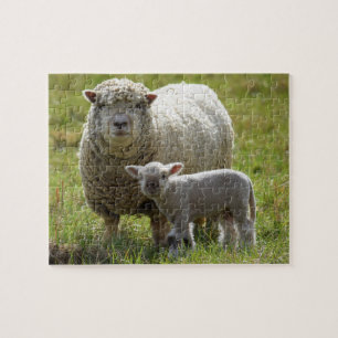 Mommas Baby Lamb Puzzle
