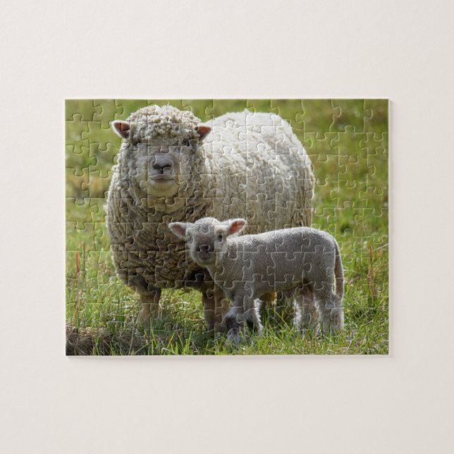 Mommas Baby Lamb Puzzle (Horizontal)