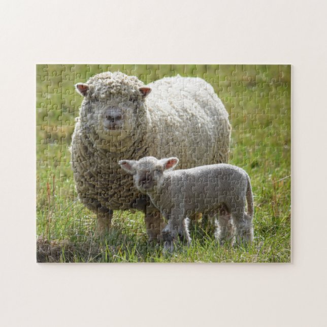 Mommas Baby Lamp - 11x14 Puzzle (Horizontal)