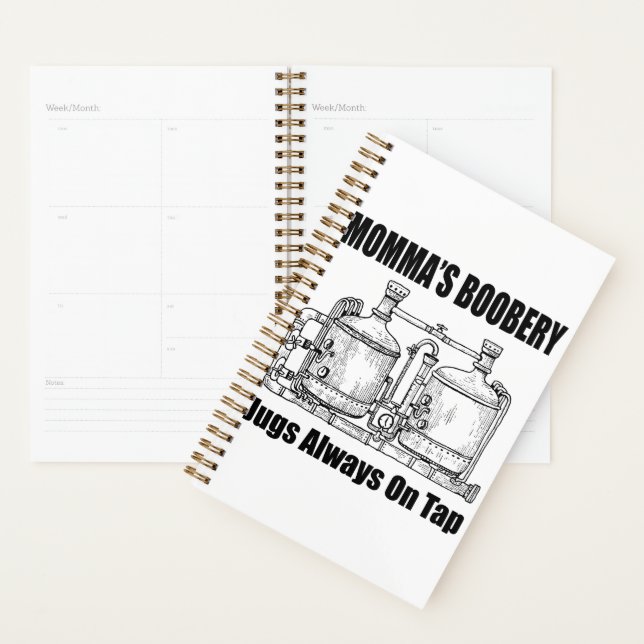Mommas Boobery Jugs immer Gestochen Planer (Anzeige)