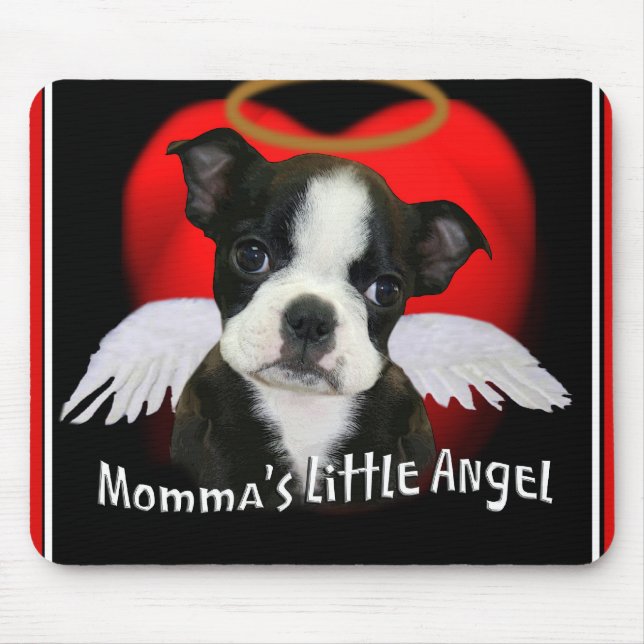 Mommas Engelchen Mousepad (Vorne)