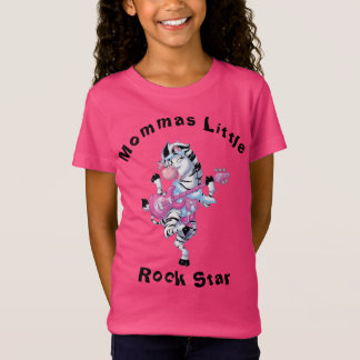 Mommas Little Rock Star Zebra T-Shirt