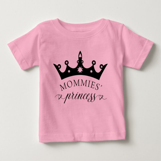 Mommies' Princess Baby Tutu Lesbian Eltern Baby T-shirt (Vorderseite)
