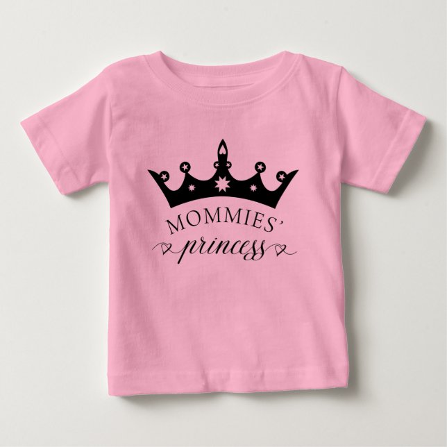 Mommies' Princess Baby Tutu Lesbian Eltern T-shirt (Vorderseite)