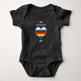Mommies Rainbow Heart Baby Bodysuit Strampler