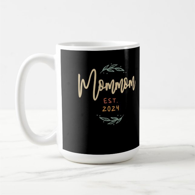 Mommom gegründet 2024 Funny Oma Kaffeetasse (Links)