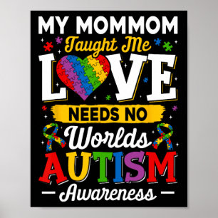 Mommom lehrte mir Liebe braucht keine Worte für ei Poster