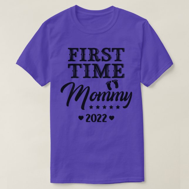 Mommy 2022 Junge Mutter Schwangerschaft Ann T-Shirt (Design vorne)