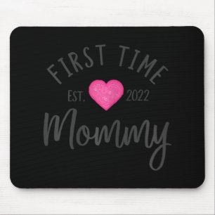 Mommy 2022 Niedlich Heart New Mother Future Mousepad