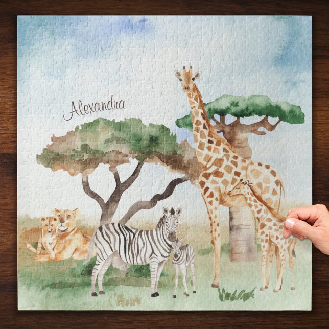 Mommy and Baby African Animals Puzzle (Von Creator hochgeladen)