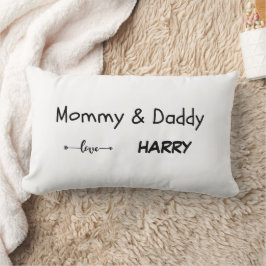 Mommy and Daddy Liebe - Personalisiertes Kissen