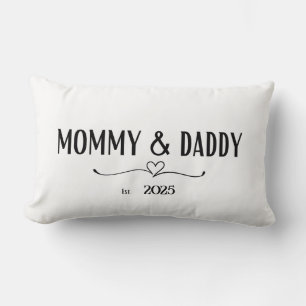 Mommy and Daddy - Personalisiertes Kissen
