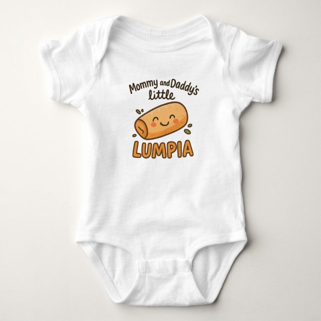 Mommy and Daddy's Little Lumpia Baby Bodysuit  Strampler (Vorderseite)
