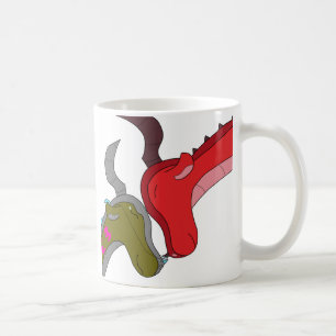 Mommy and Dragon Whimsical Tasse