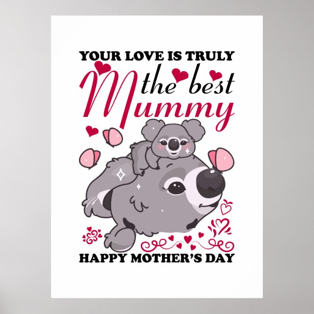 Mommy Art The Best Mommy Poster (Vorne)