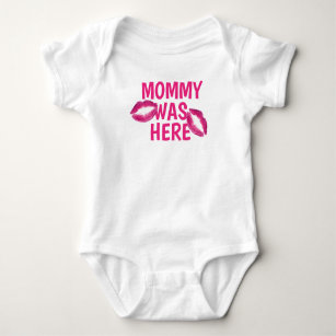 Mommy - Baby Jersey Bodysuit Baby Strampler
