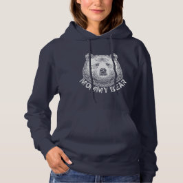 Mommy Bär, Handgezeichnete Illustration Hoodie