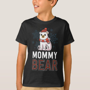 Mommy Bear Family Christmas S Polar Bear Holiday X T-Shirt