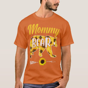 Mommy Bear Sonnenblume Mutter Familie T-Shirt