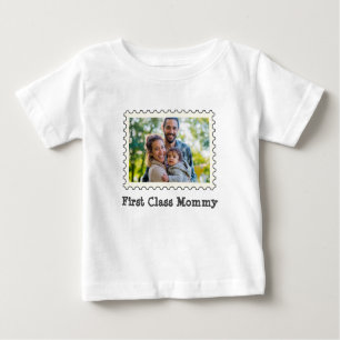 Mommy Best-Mama-Foto der ersten Klasse Baby T-shirt