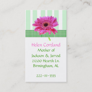 Mommy Calling Card Telefonnummerkarte