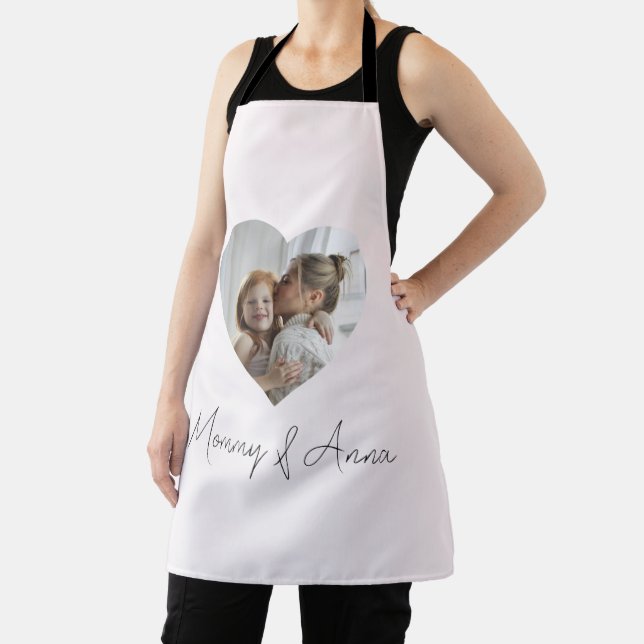 Mommy Custom Photo & Text Apron Schürze (InSitu)