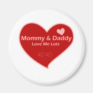 Mommy & Daddy Liebe Me Magnet