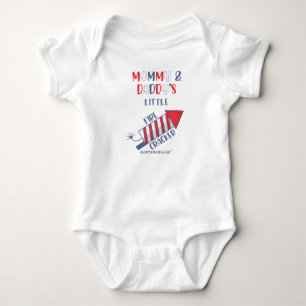 Mommy & Daddy's Little Firecracker Baby Strampler