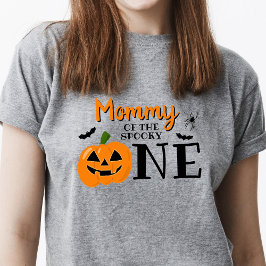 Mommy der Spooky ein Halloween 1. Geburtstag T-Shirt