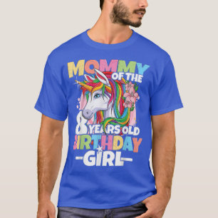 Mommy des Geburtstags Mädchen 8. GeburtstagsTochte T-Shirt