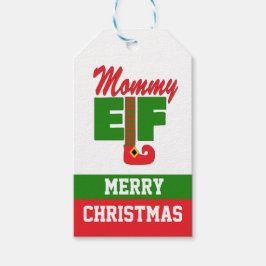Mommy Elf Geschenkanhänger