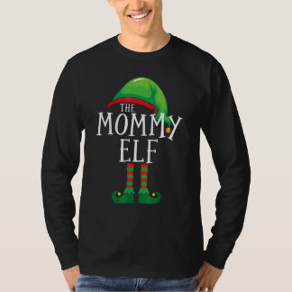 Mommy Elf Matching Family Group Pajama Weihnachten T-Shirt