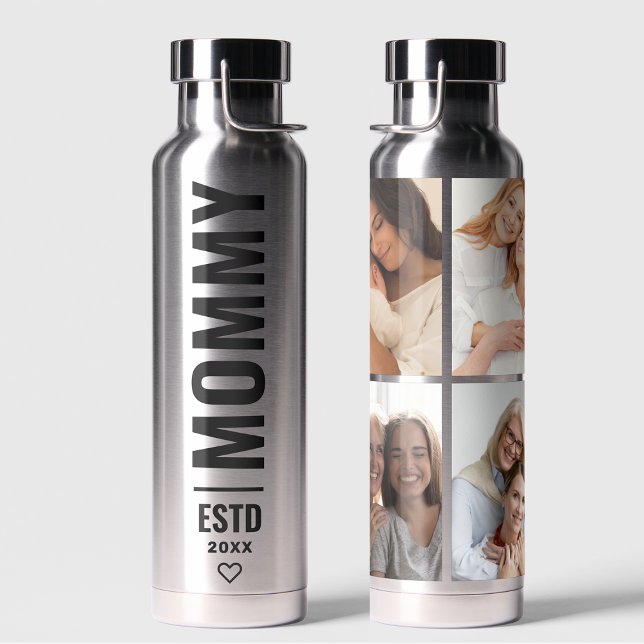 Mommy Established | Benutzerdefiniertes Datum 4 Fo Trinkflasche (Von Creator hochgeladen)