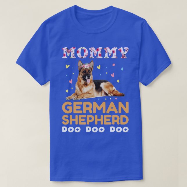 Mommy german shepherd T-Shirt (Design vorne)