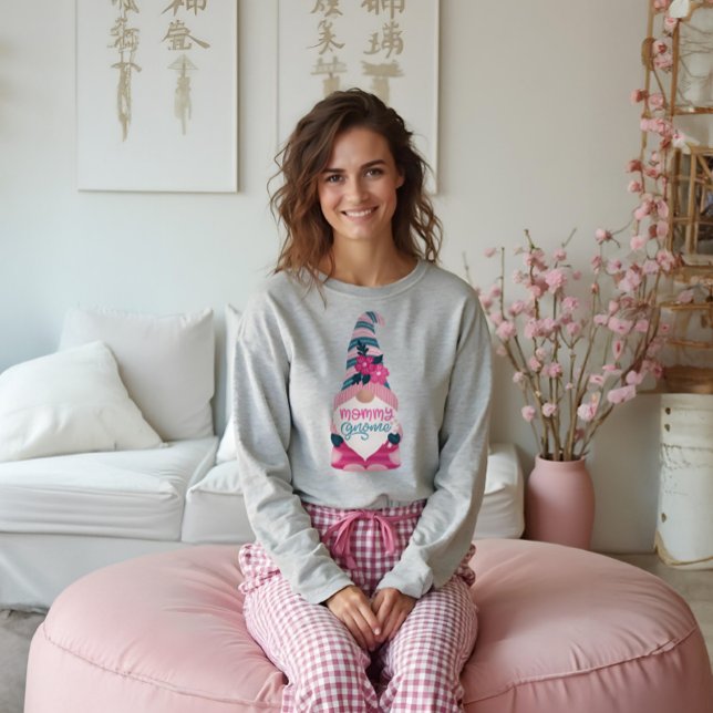 Mommy Gnome Fun farbenfrohe Familie passt Weihnach T-Shirt (Mommy Gnome Fun Colorful Family Matching Christmas T-Shirt)