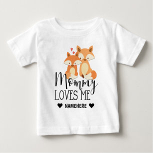 Mommy Lieben Me-fox Baby T-shirt