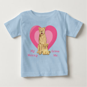 Mommy Lieben Me Lion Baby Baby T-shirt