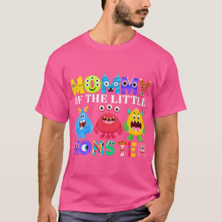 Mommy Little Monster Kinder 1. Geburtstag Party Fa T-Shirt