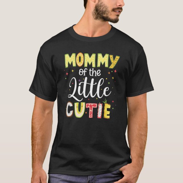 Mommy Little Süsse Matching Family Summer Fruit D T-Shirt (Vorderseite)