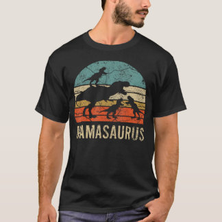 Mommy Mama Mama Dinosaur Funny 3 Drei Kinder Mamas T-Shirt