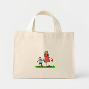 Mommy & Me Bag (Blond ohne Titel) Mini Stoffbeutel