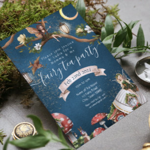 Mommy & Me Fairy Tea Party Einladung