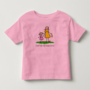 Mommy & Me Shirt (Blond, w, Customize Names)