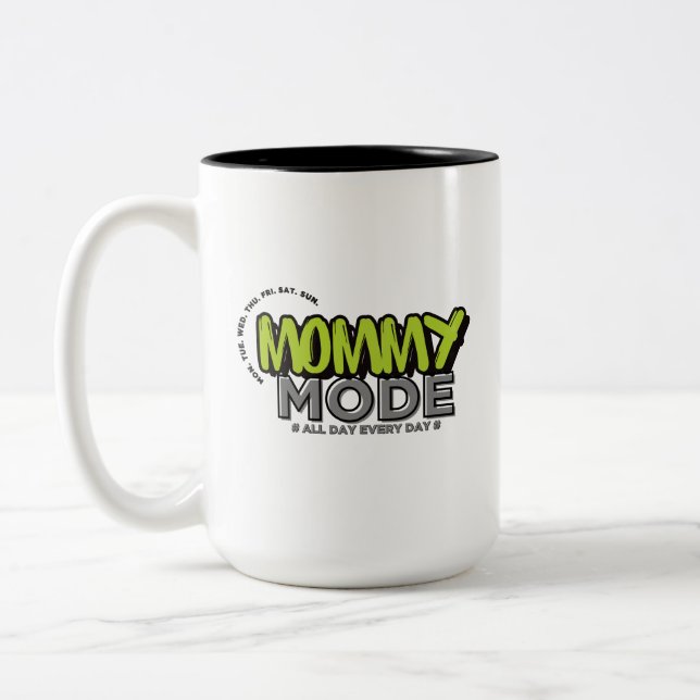Mommy Mode Tasse - Funny Mama Life Coffee Cup Gesc (Links)