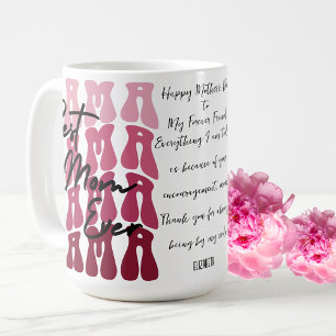 Mommy Modern Mama Custom Message Mother's Day Gift Kaffeetasse
